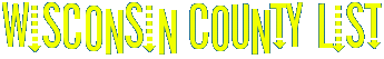 Wisconsinosity County List